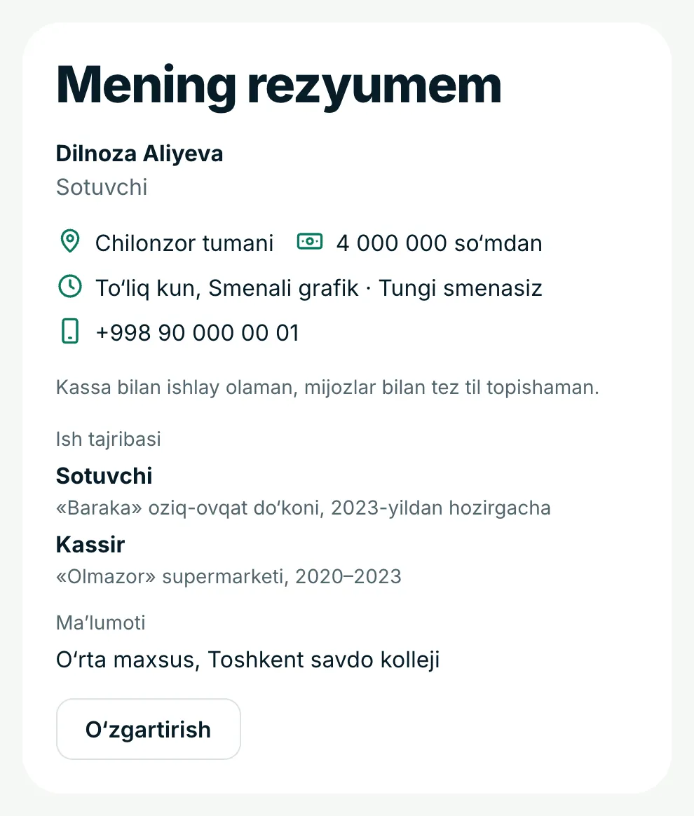 «Saqlash»ni bosing